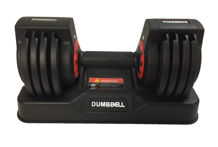 2 Adjustable Dumbbells 5-25 lbs Each | Quick Dial Select Home Gym Set 50 lbs Total