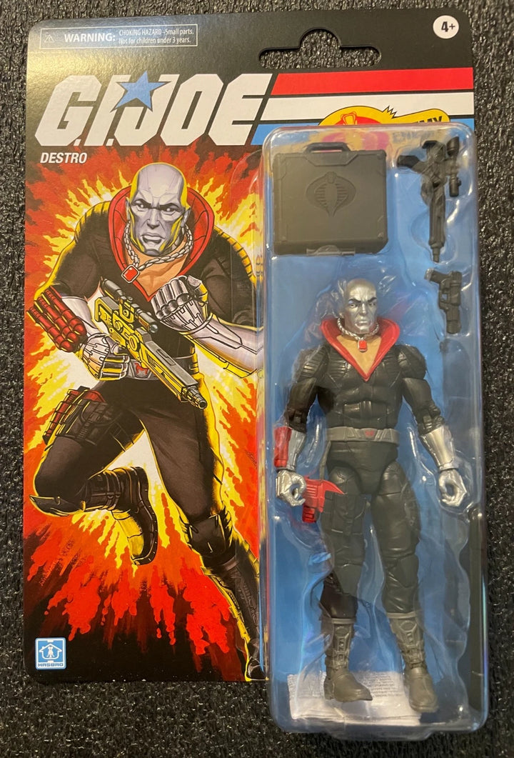 GI Joe Classified Retro Card Destro 6" Figure New on Card Hasbro 2022