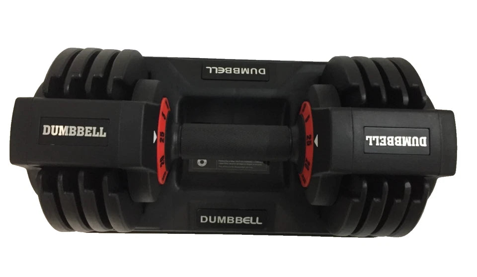 2 Adjustable Dumbbells 5-25 lbs Each | Quick Dial Select Home Gym Set 50 lbs Total