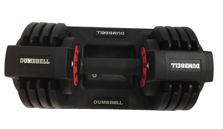 2 Adjustable Dumbbells 5-25 lbs Each | Quick Dial Select Home Gym Set 50 lbs Total