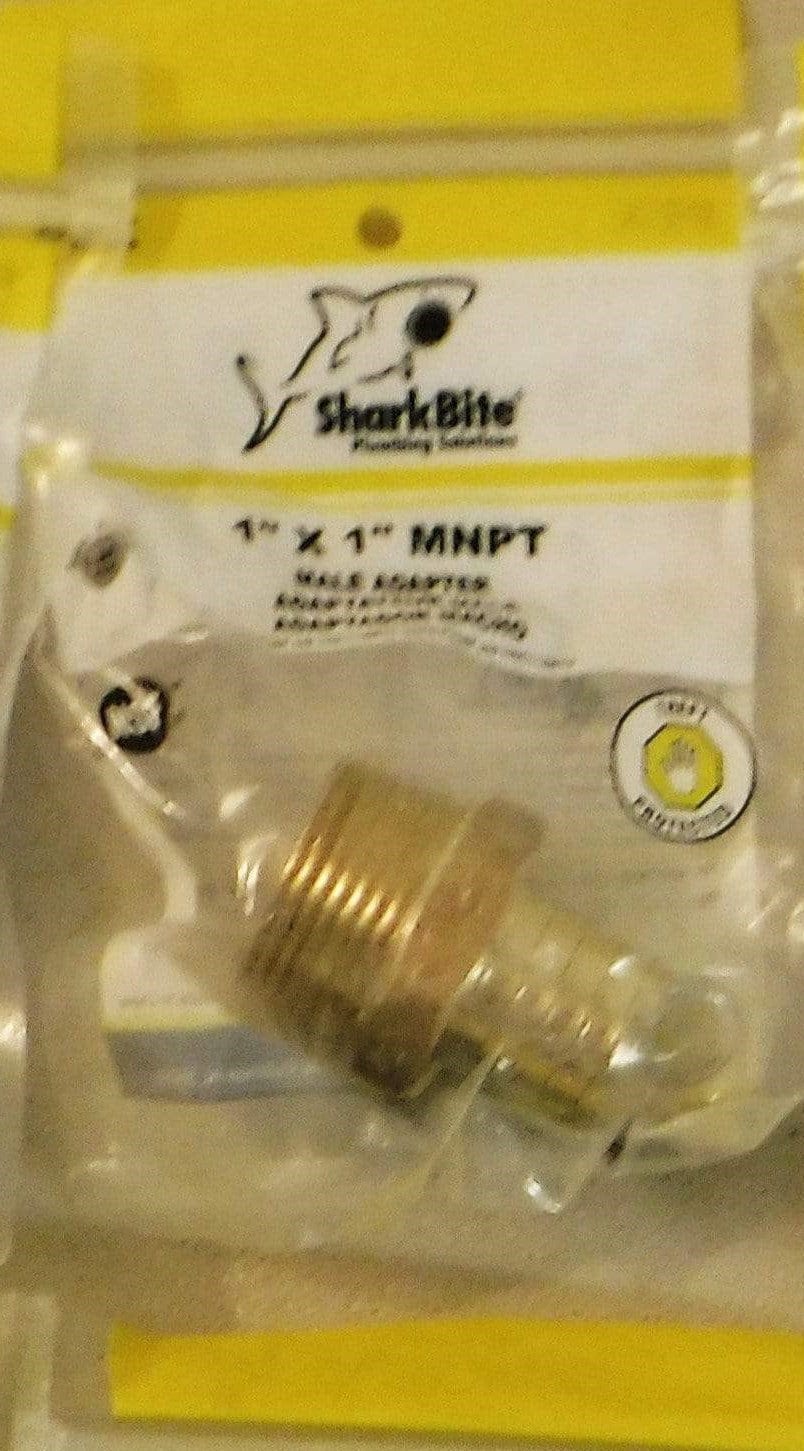 SharkBite UC140LF 1" x 1" PEX MNPT Male Adapter, Lot of 6