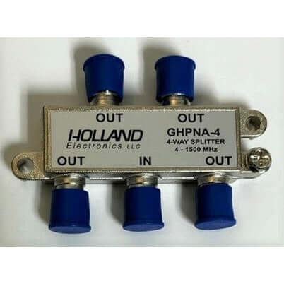 Holland GHPNA-4 4-Way Splitter 4- 1500 Mhz 1-Pack