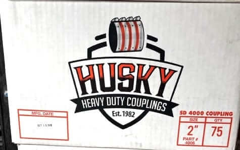 Anaco Husky Heavy Duty SD 4000 Coupling 2" Orange 2" / 75