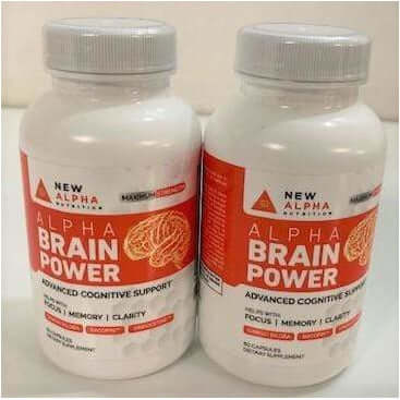 Alpha Brain Power Capsules 2 Bottles