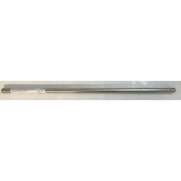 36" x 3/4" Brushed Nickel Extension Downrod for 12ft ceilings, tapered threaded end.