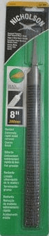Nicholson 8" Half Round Wood Rasp File 21878N (4-Pack) 4-Pack