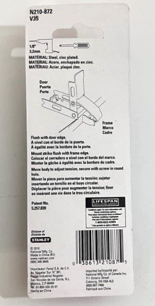 National Hardware N210-872 Draw Hasp 4" 4" / Zinc plated