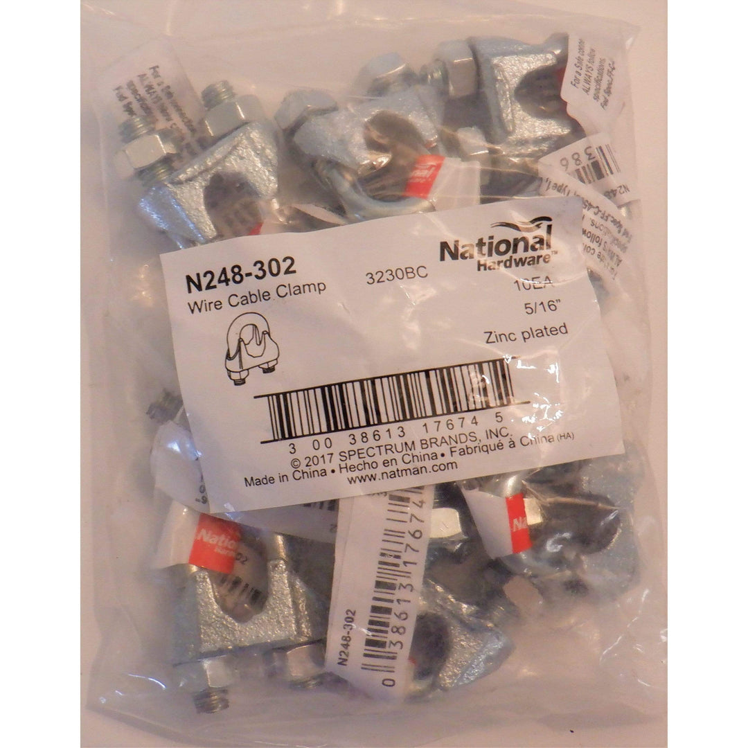 National Hardware Wire Cable Clamp (10-Pack)