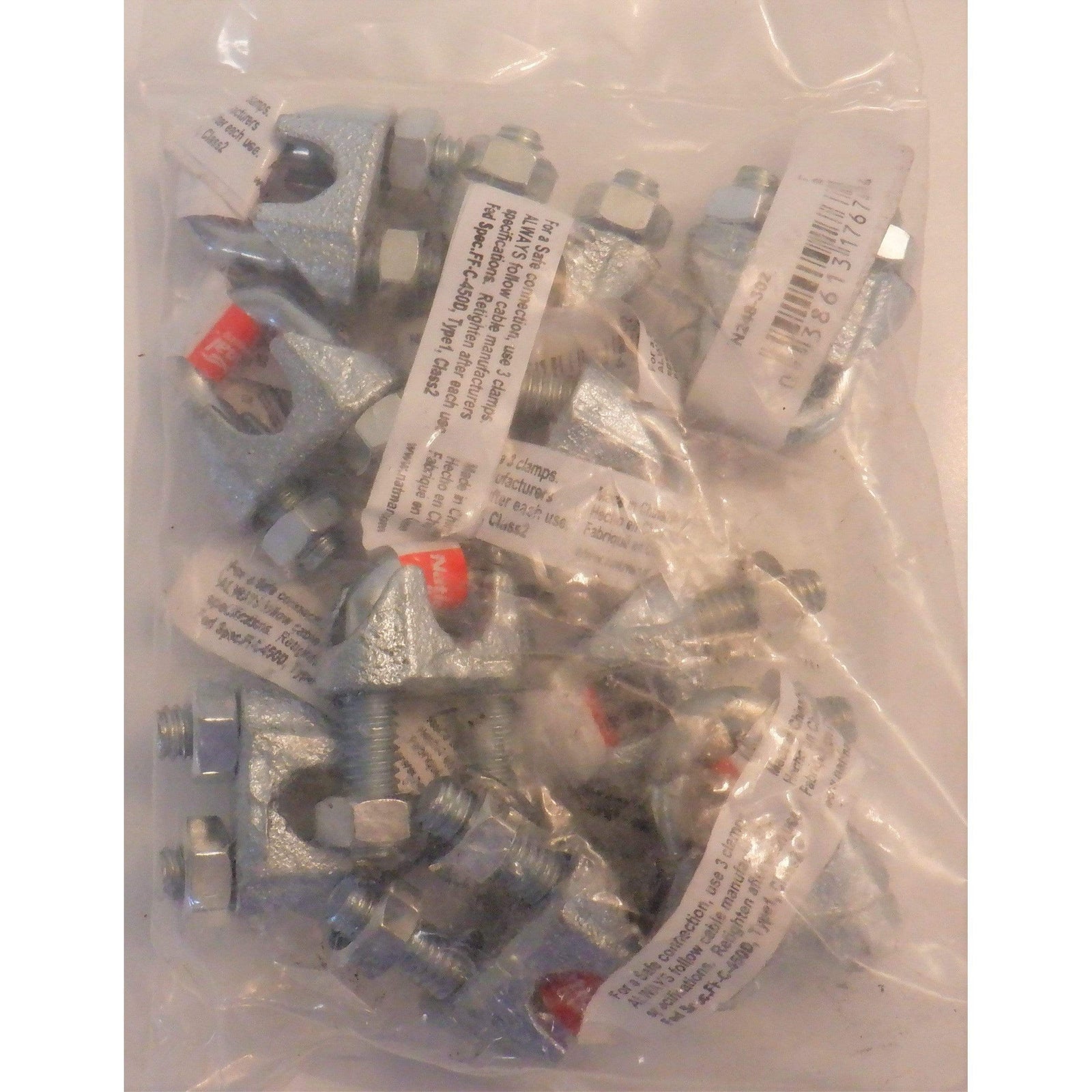 National Hardware Wire Cable Clamp N248-302 (10-Pack)