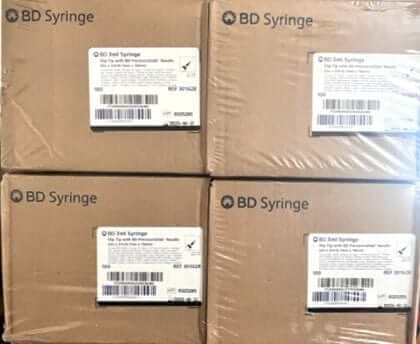 BD 301628 3ml Slip Tip Syringe with 23 G x 3/4" PrecisionGlide Needle (100/box) 8 Boxes (800 ea)