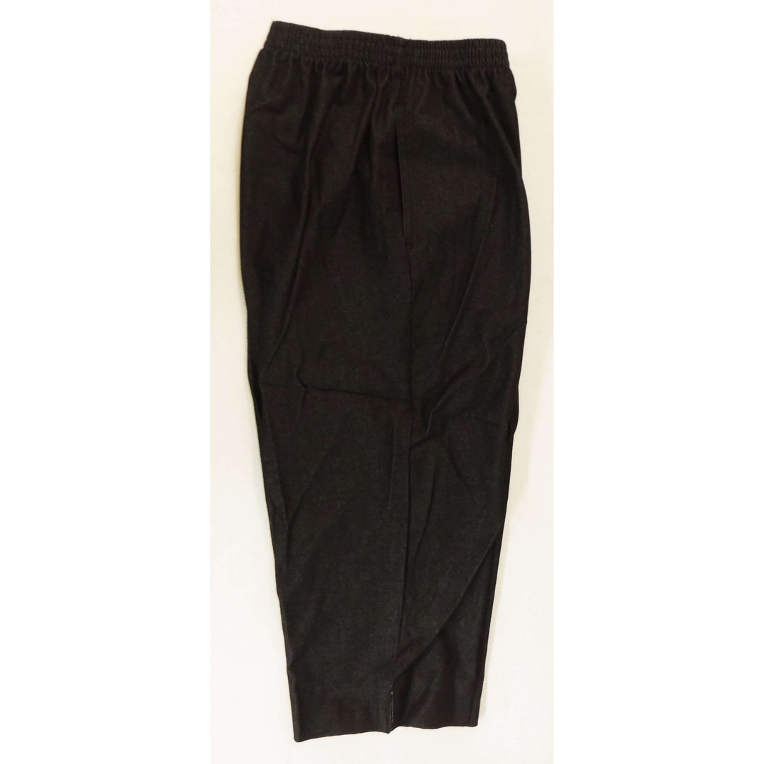 Alfred Dunner Pull-On Capris, Black, Style 9510