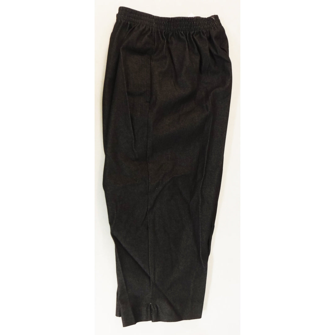 Alfred Dunner Pull-On Capris, Black, Style 9510