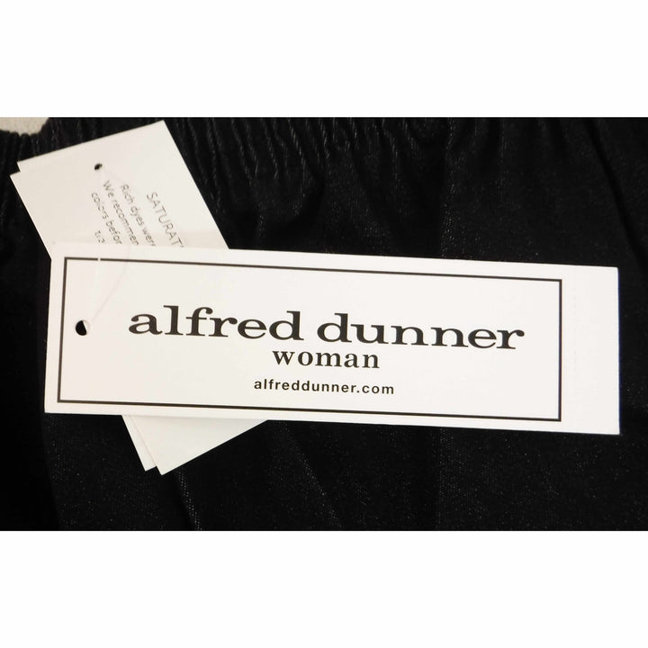Alfred Dunner Pull-On Denim Capris, Black, Style 9610