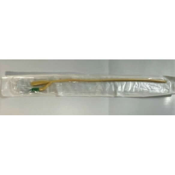 Amsino AMSure Silicone Coated Latex Foley Catheter (10ea/Box), 5cc balloon.