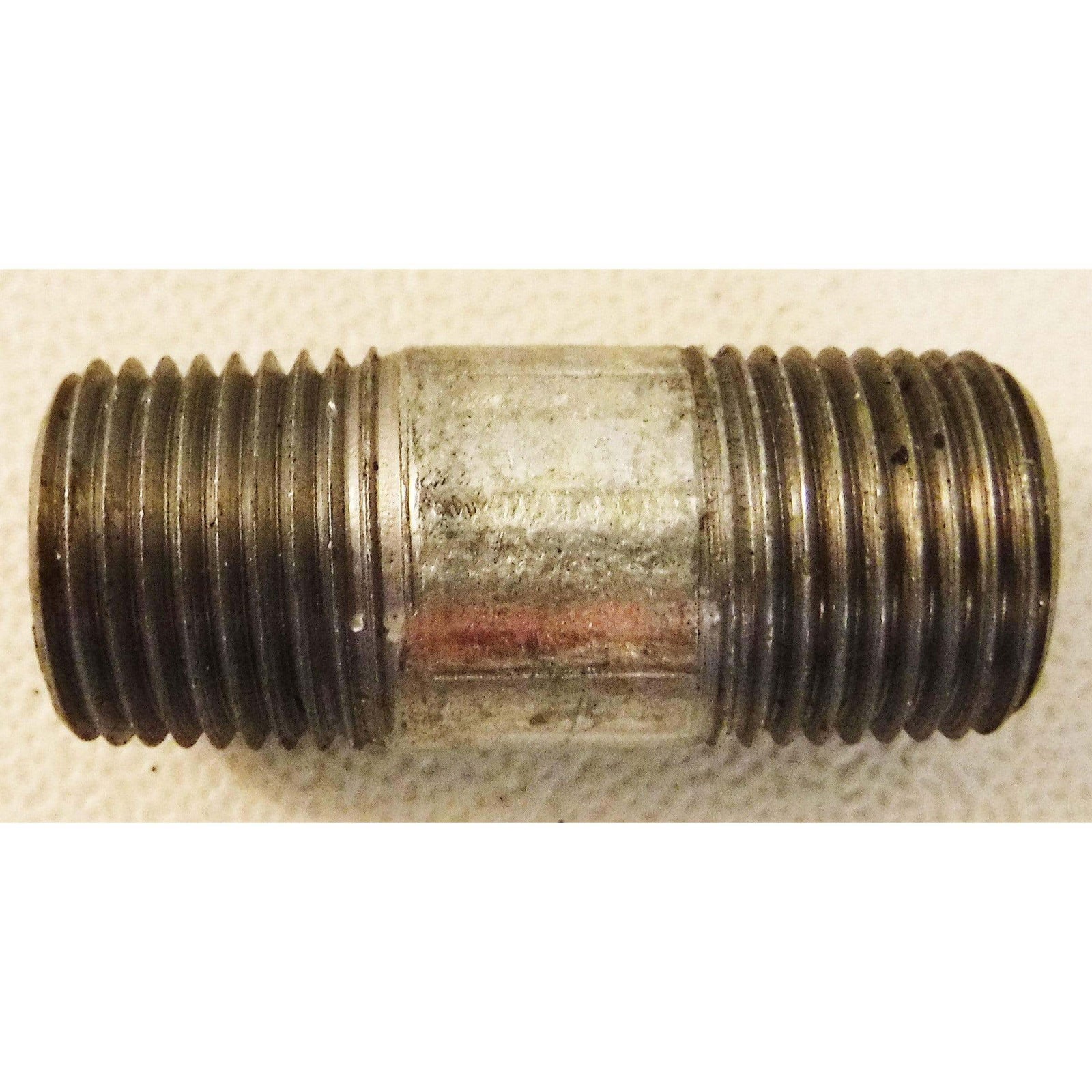 Anvil Galvanized Steel Nipple 1/2" x 2", 5-Pack, durable and corrosion-resistant.