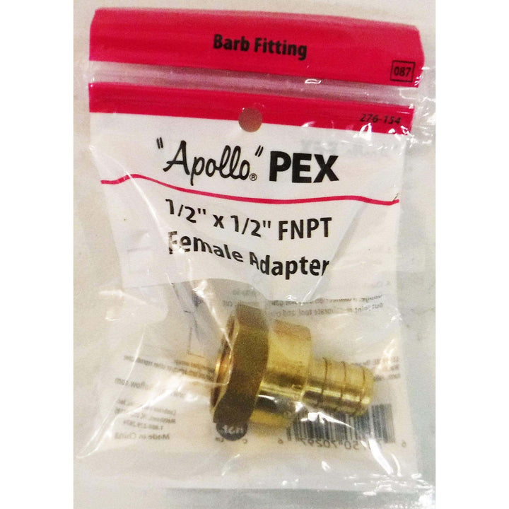 Apollo APXFA1212 PEX FNPT Female Adapter 1/2" (6-Pack)