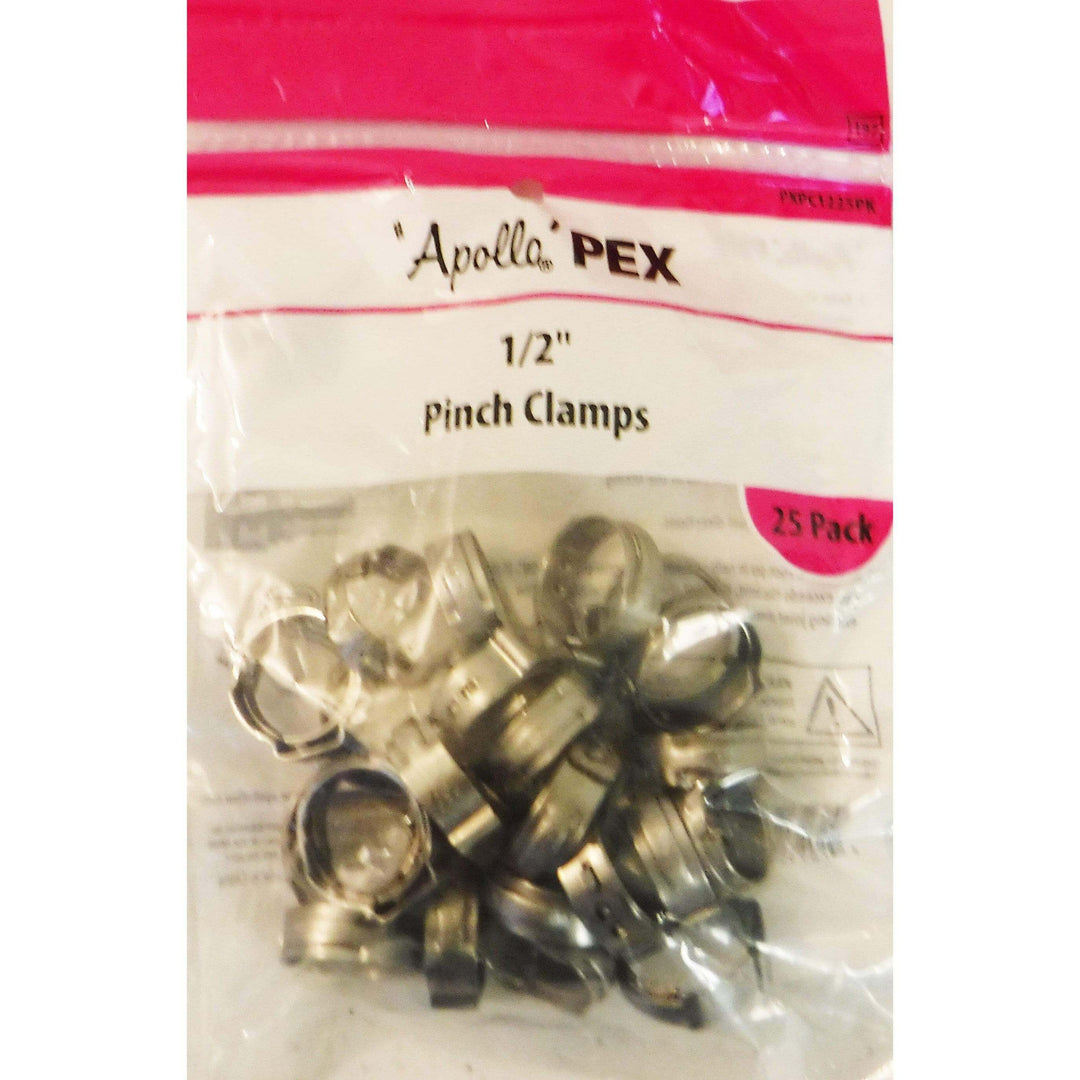 Apollo PXPC1225PK PEX Pinch Clamps, 1/2" (25 Pack)