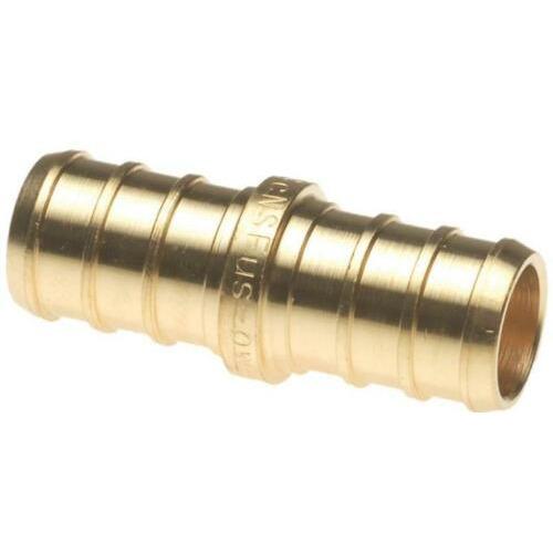 Apollo APXC1212 Brass PEX Barb Coupling 1/2" (12-Pack), durable and easy to install.