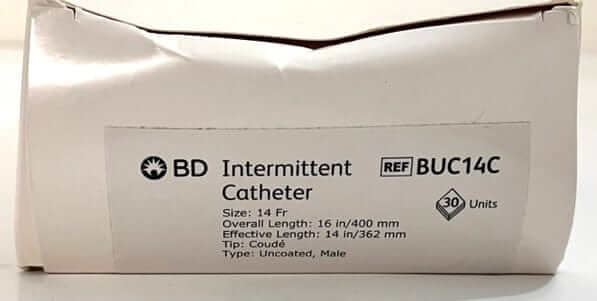 BD BUC14C Intermittent Catheter (30-Pack)