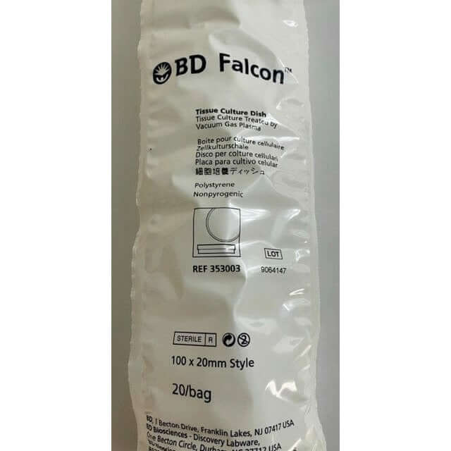 BD Falcon 353003 Tissue Culture Dish (20/bag)