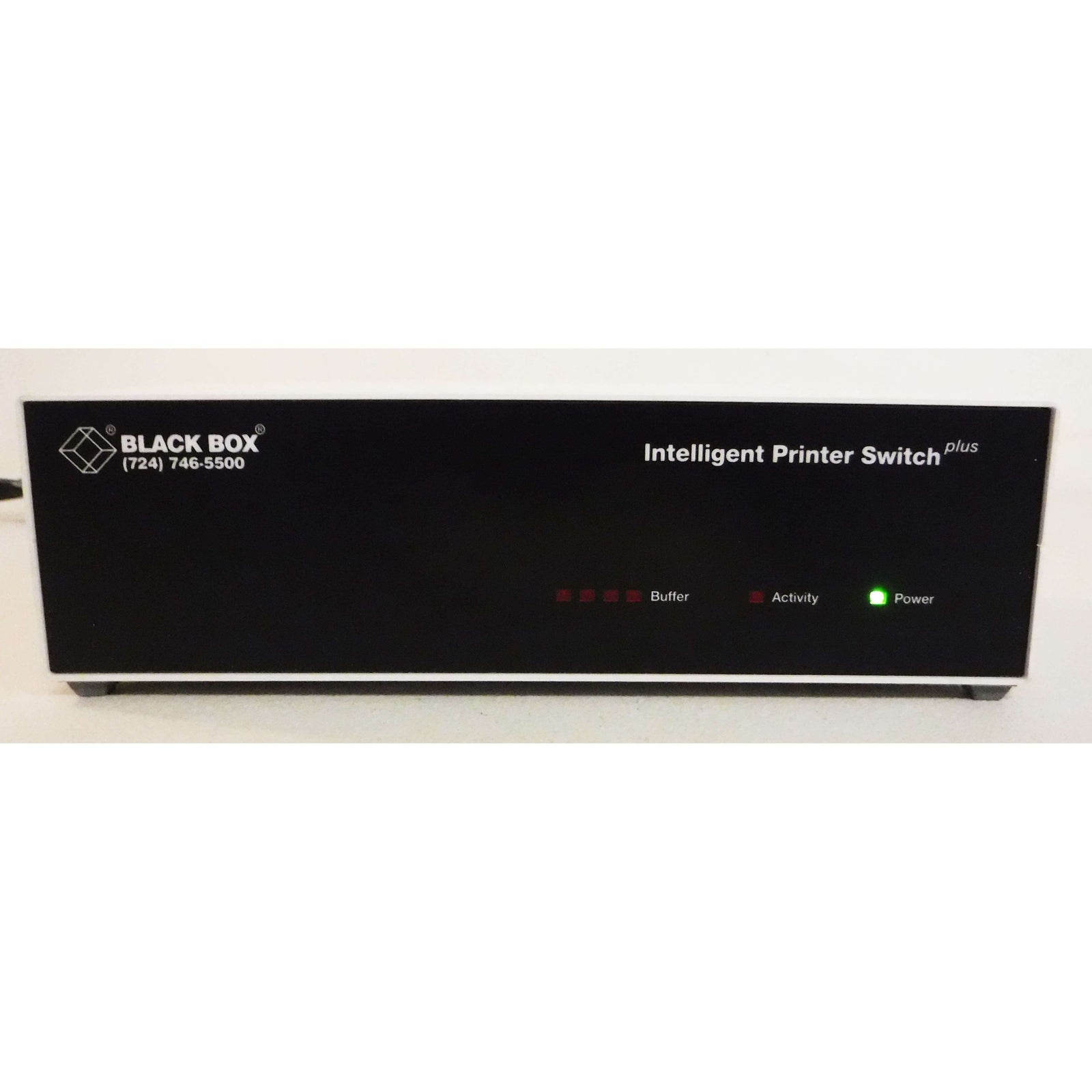 Black Box Intelligent Printer Switch, 6-Port, Model PS+6P for Reliable Sharing