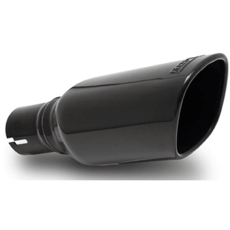 Borla 20160 Universal Exhaust Tip 2.5" inlet, 10.5" length, 3.5" x 3.28" Single Square Angle-Cut Outlet and polished finish