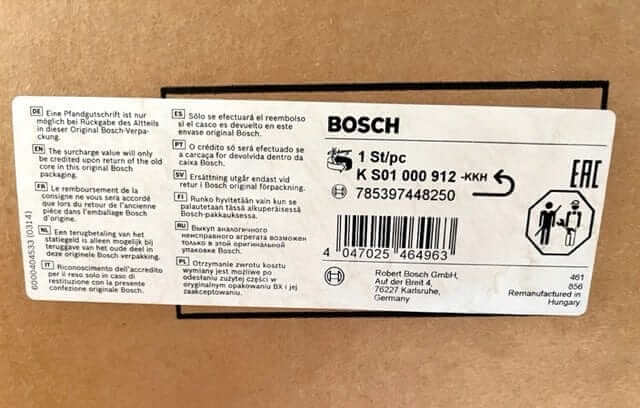 Bosch KS01000912 Rack and Pinion Assembly Steering Rack Hydraulic Remanuf