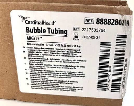 Cardinal Health 3/16" x 100 FT Bubble Tubing 8888280214