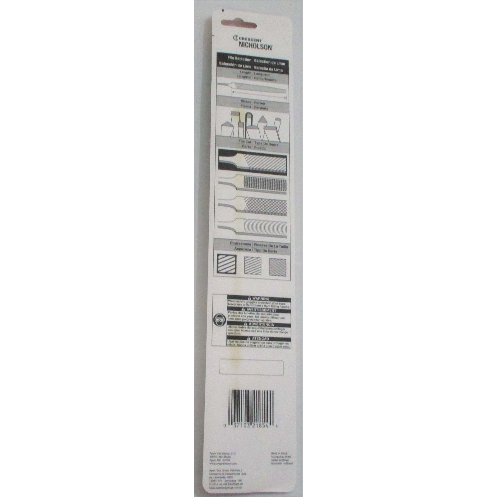 Crescent Nicholson 10" Round File  21854