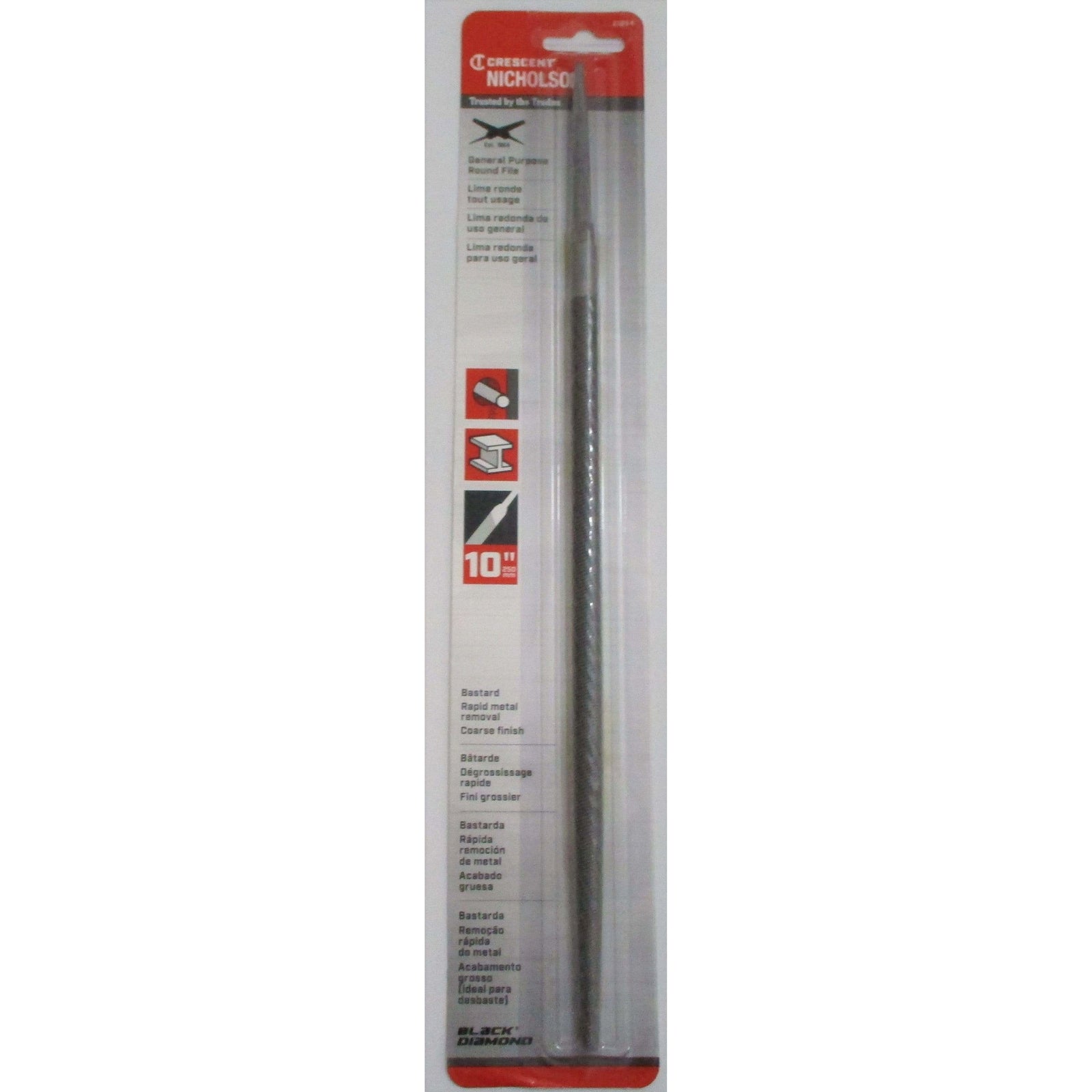 Crescent Nicholson 10" Round File  21854