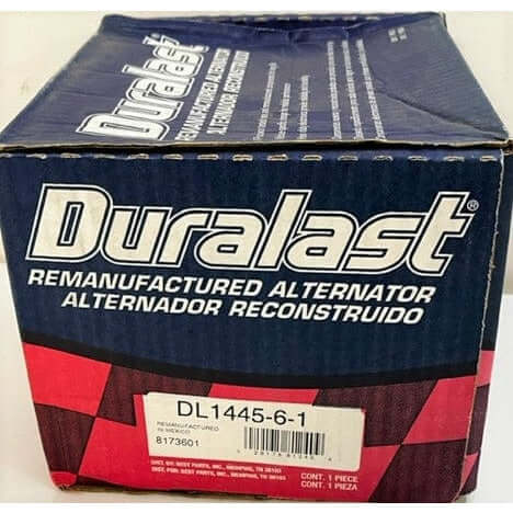 Duralast Remanufactured Alternator DL1445-6-1