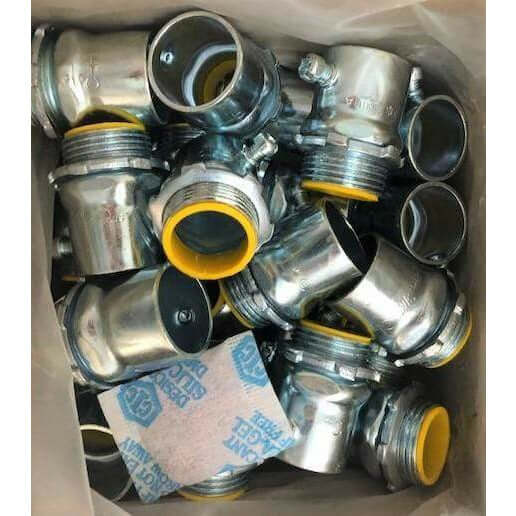 Eaton Crouse-Hinds 1451 3/4" Set Screw Type Box Connector (25-Pack)