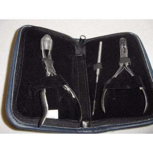Hairlocs Clamp Pliers Needle 3pcs Tool Kit Micro Ring