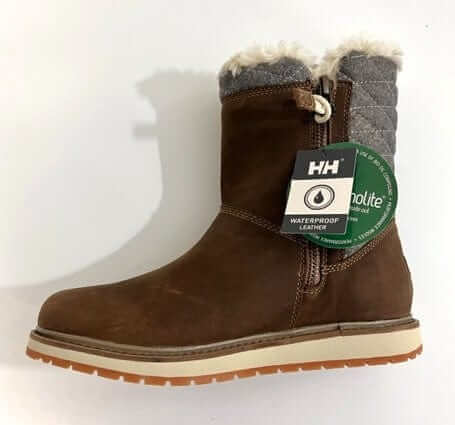 Helly Hansen 112-58.701 W Seraphina Waterproof Boots Sz 5.5, Oatmeal/Natural/Cement/Taupe Grey/Soccer Gum