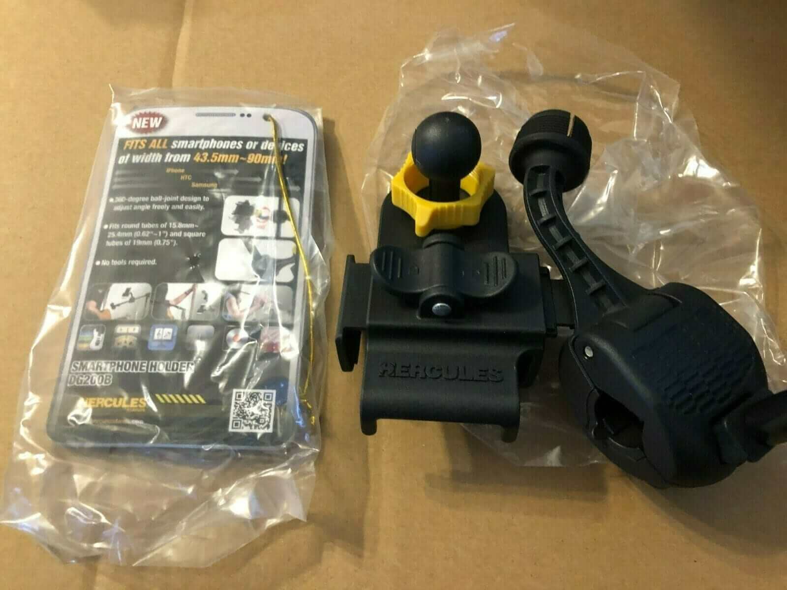 Hercules DG200B Smartphone HA300 Tablet Microphone Stand Counter Top Display SET