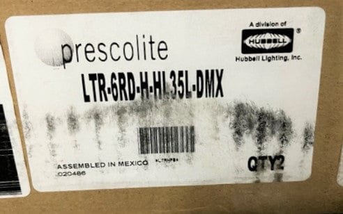 Hubbell Prescolite LTR-6RD-H-HL35L-DMX LITEISTRY 6" Round Downlight (2-Pack)