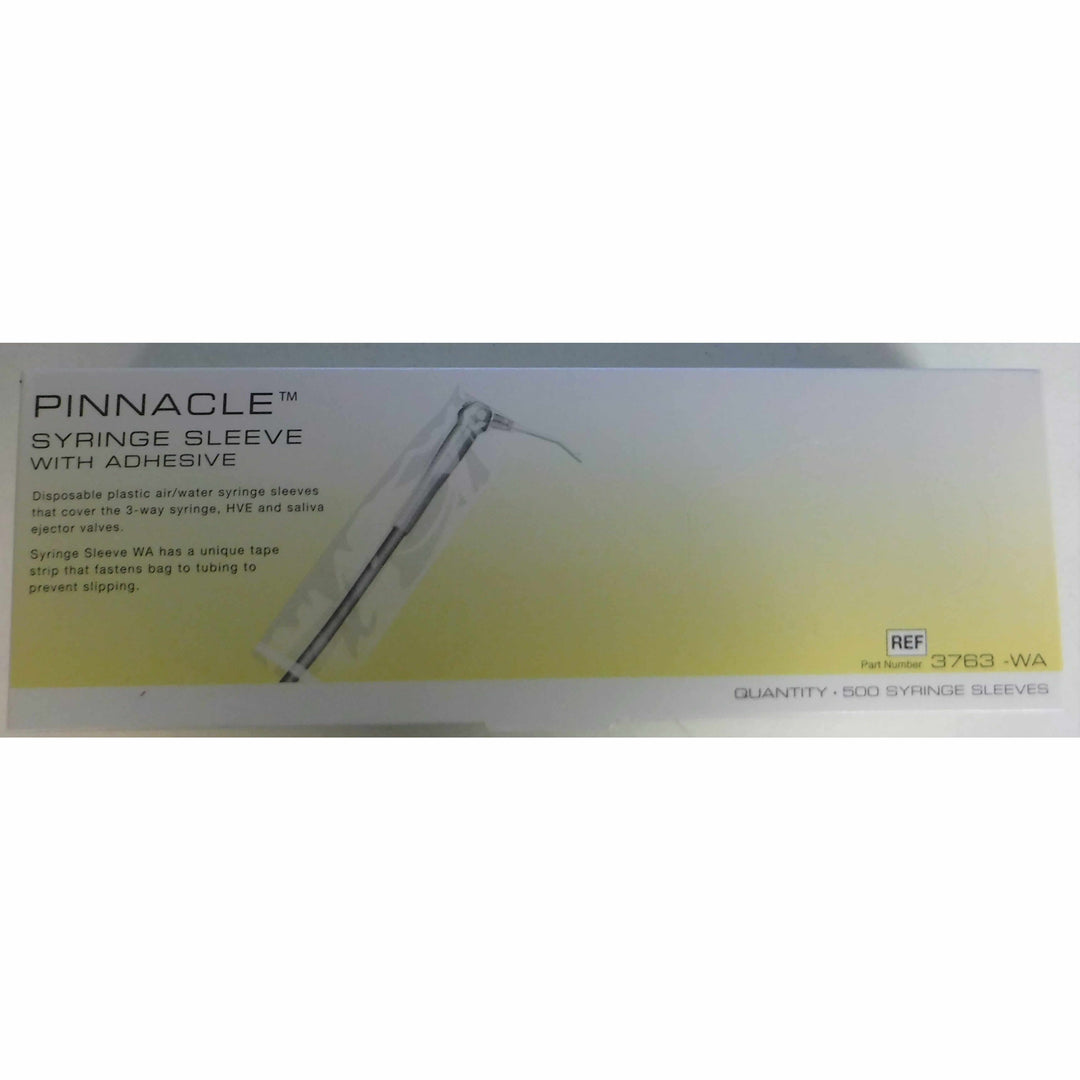 Kerr TotalCare Pinnacle Syringe Sleeve with Adhesive 3763-WA (500-Pack)