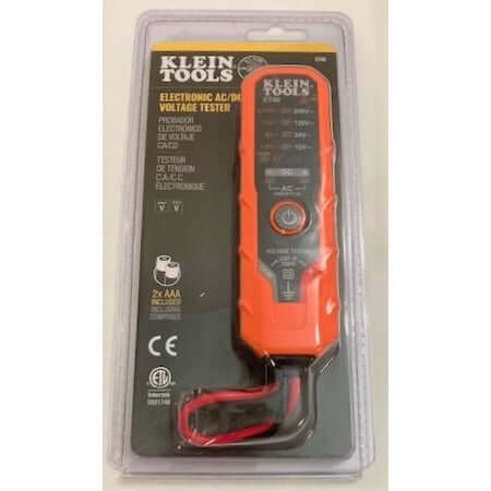 Klein Tools ET40 Electronic AC/DC Voltage Tester for accurate voltage detection.