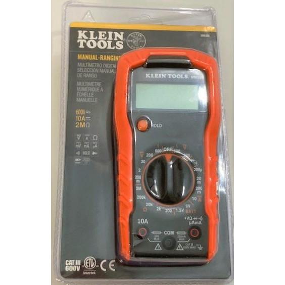 Klein Tools Manual Ranging Digital Multimeter MM300