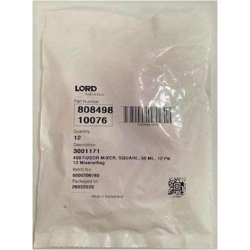 Lord Fusor 400 Power Mixer Tips, Square 50 ML, (12 pcs/Bag)