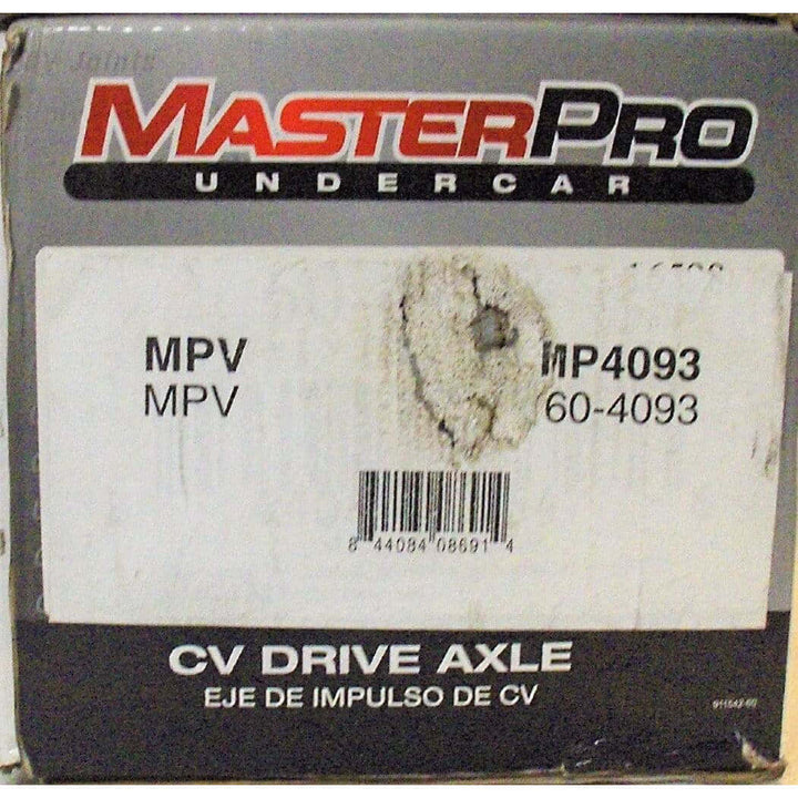 MasterPro UnderCar CV Drive Axle Shaft, MP4093