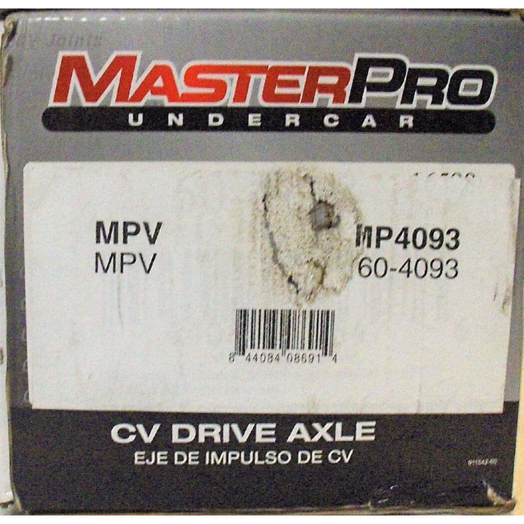 MasterPro UnderCar CV Drive Axle Shaft, MP4093