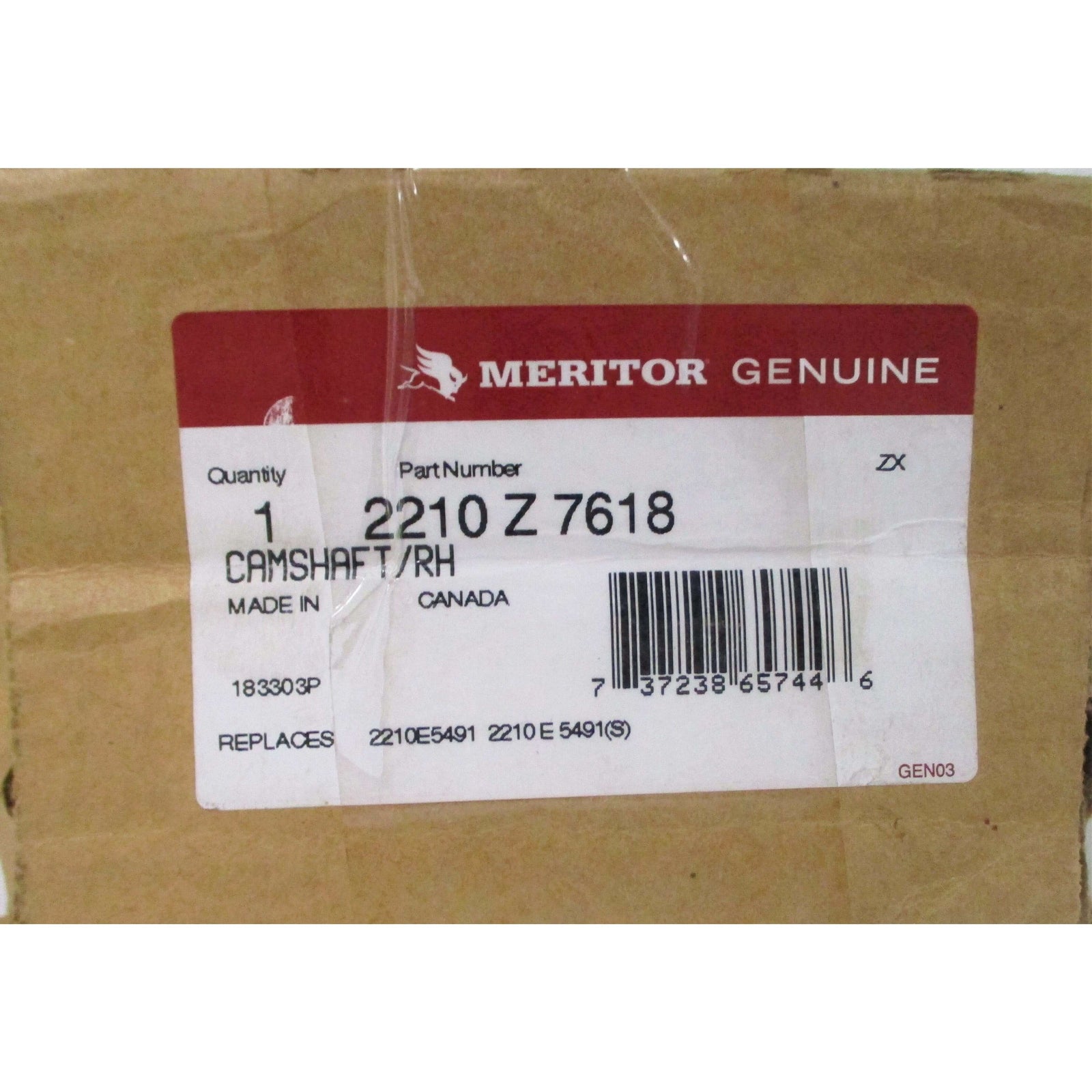 Meritor Camshaft/RH