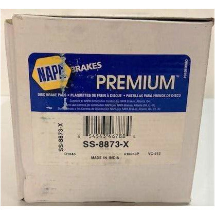 NAPA Premium disc brake pad set delivers superior braking performance, reduced noise, and enhanced durability.