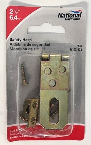 National Hardware N102-178 V30 Safety Hasps 2-1/2"