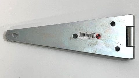 National Hardware N127-878 Heavy Strap Hinge 10" - Zinc-plated hinge for doors and gates, provides durability and corrosion resistance.