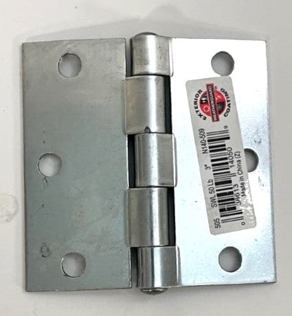 National Hardware N140-509 Broad Hinges 3" Zinc plated
