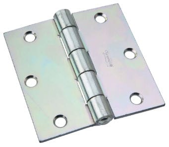 National Hardware N140-616 Broad Hinges 3-1/2" Zinc plated