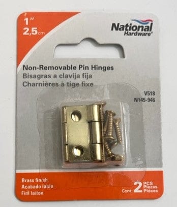National Hardware N145-946 Non-Removable Pin Hinges (2-Pack)