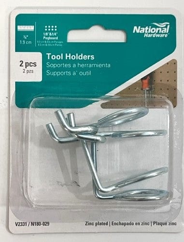 National Hardware N180-029 V2331 Tool Holder,  Zinc plated (2 Pcs)